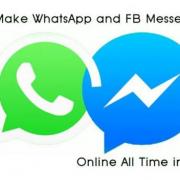 How to Make WhatsApp and FB Messenger Online All the time In Android