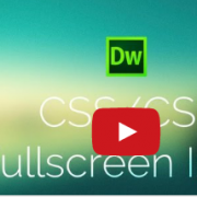 CSS3 Full Screen Background Image - Dreawmeaver CS6 Tutorial