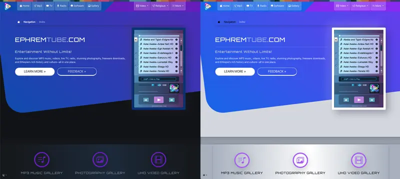 Dark & Light Mode version Update!