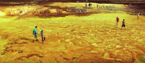 The Unearthly Scenery of Dallol, Ethiopia in HD